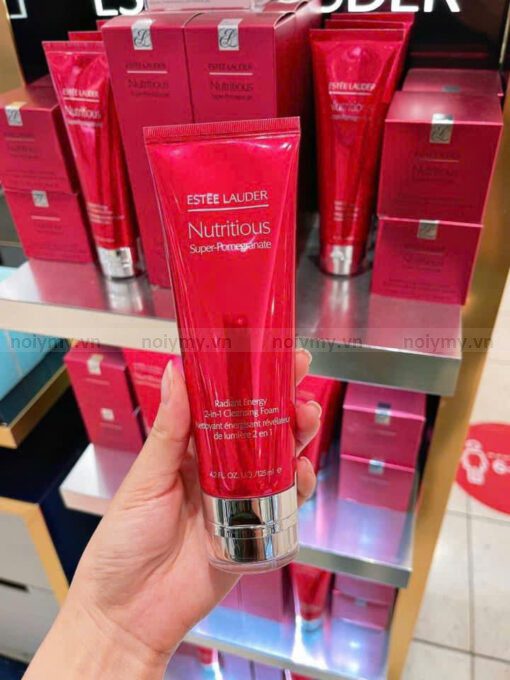 Sữa Rửa Mặt Lựu Đỏ Estee Lauder Nutritious Super Pomegranate 125ML