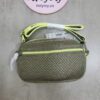 Túi VS thể thao khóa kéo Chất lưới, màu xanh rêu, size 20x12cm
