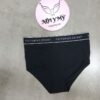 Quần lót Victoria’s Secret nguyên mông lưng cao thun lạnh không viền màu đen 27152801