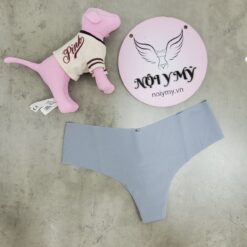 Quần lót Pink lọt khe lưng cao thun lạnh không viền màu xám 416223