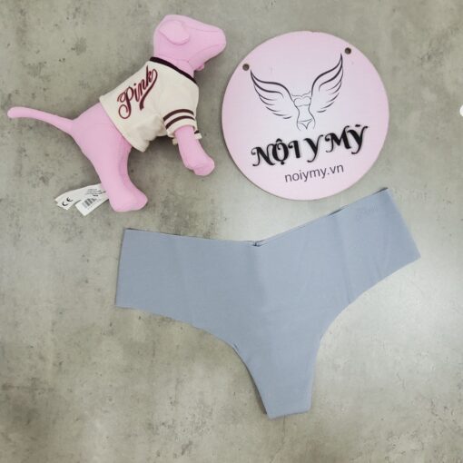 Quần lót Pink lọt khe thun lạnh không viền màu xám 416223