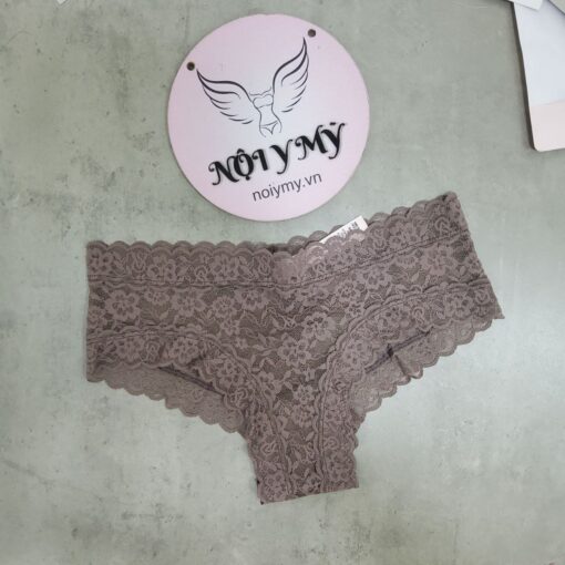 Quần lót Victoria’s Secret nửa mông ren màu nâu xám 419058qad (Copy)