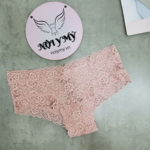 Quần lót Victoria’s Secret nửa mông ren màu hồng nude 419058qs6