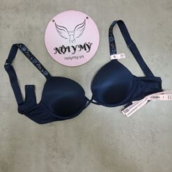 Áo lót Victoria Secret bombshell thun lạnh dây đính đá màu xanh dương đen 428688qd2