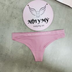 Quần lót Victoria Secret lọt khe thun seamless màu hồng dâu 426044