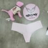 Quần lót Pink lọt khe thun lạnh không viền màu hồng nhạt 416223