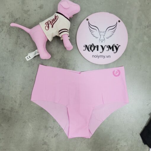 Quần lót Pink nửa mông thun lạnh không viền màu hồng logo 416227