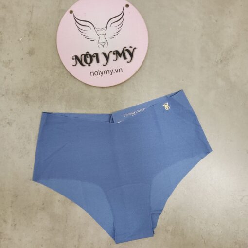 Quần lót Victoria Secret nửa mông thun lạnh không viền màu xanh dương nhạt 424627