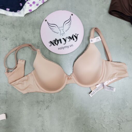 Áo lót Victoria Secret nguyên ngực không nâng mút mỏng thun lạnh màu da hồng 162845sh9