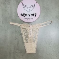 Quần lót Victoria Secret lọt khe ren lưng cao màu da nhạt 171852ser (Sao chép)