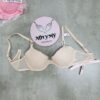 Áo lót Victoria Secret không nâng thun lạnh phối ren cài trước màu hồng 424186qax