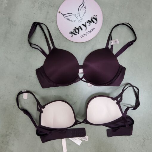 Áo lót Victoria Secret bombshell thun lạnh dây đính đá màu tím mận 27153833