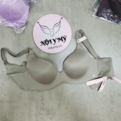 Áo lót Victoria’s Secret cup nguyên ngực không nâng gọng dẻo dòng Infinity Flex thun lạnh màu tím mận 318423qfk