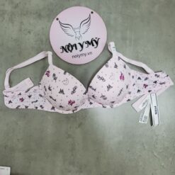 Áo lót Pink nâng nhiều thun cotton màu hồng hoạ tiết 357700qjk