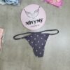 Quần lót Victoria Secret lọt khe dây thun cotton màu xám logo 408680s8j (Sao chép)