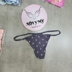 Quần lót Victoria Secret lọt khe dây thun cotton màu xám logo 408680s8j (Sao chép)