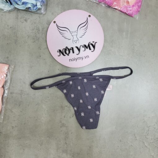 Quần lót Victoria Secret lọt khe dây thun cotton màu xám logo 408680s8j (Sao chép)
