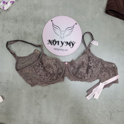 Áo lót Victoria Secret Dream Angels ren không nâng không mút màu nâu 415807qdu