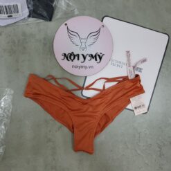 Quần lót Victoria Secret nửa mông phía sau đan dây màu cam đất 415879qrg