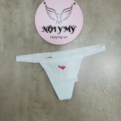 Quần lót Victoria Secret lọt khe dây thun cotton màu xanh biển hoạ tiết 418366qec (Copy)