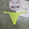 Quần lót Victoria Secret lọt khe dây thun cotton màu xanh chuối 418366qfz (Sao chép)