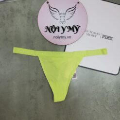 Quần lót Victoria Secret lọt khe dây thun cotton màu xanh chuối 418366qfz (Sao chép)