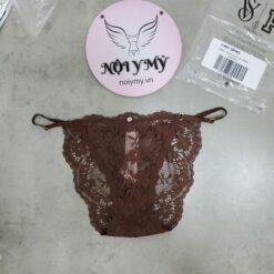 Quần lót Victoria Secret bikini ren dây điều chỉnh màu nâu socola 419825qnw
