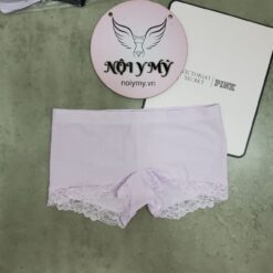 Quần lót Victoria Secret short seamless viền ren màu tím