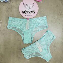 Quần lót Victoria’s Secret nửa mông ren màu xanh ngọc 422467qcz (Sao chép)