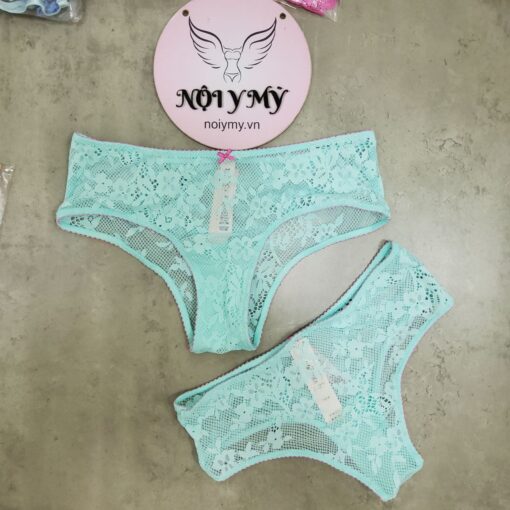 Quần lót Victoria’s Secret nửa mông ren màu xanh ngọc 422467qcz (Sao chép)