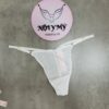 Quần lót Victoria Secret lọt khe dây điều chỉnh thun lạnh màu trắng 424075qbf