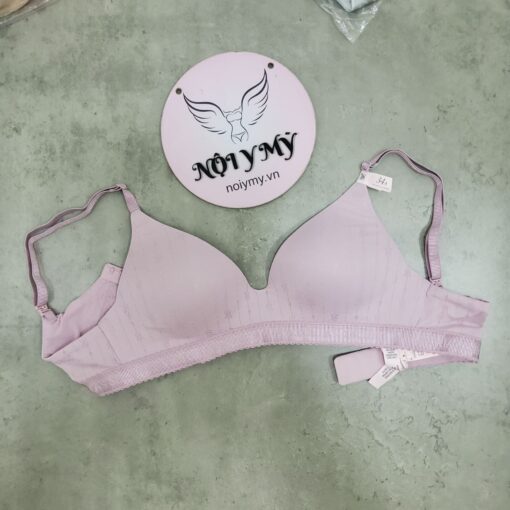 Áo lót Victoria Secret không nâng không gọng mút mỏng thun lạnh màu tím 424356qcj