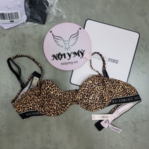 Áo lót Victoria Secret không nâng không mút thun cotton màu da beo 426083spa