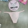 Quần lót Victoria Secret lọt khe dây vải xô màu hồng nhạt 426154qas