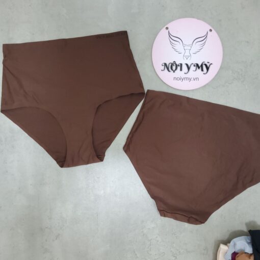 Quần lót Victoria Secret nguyên mông lưng cao không viền màu nâu 428714qg6