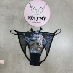 Quần lót Victoria Secret bikini ren lưới hở mông màu đen hoa 428882qca (Copy) (Sao chép)