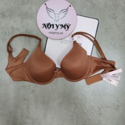 Áo lót Victoria Secret nguyên ngực không nâng mút mỏng thun lạnh màu nâu 162845qk2