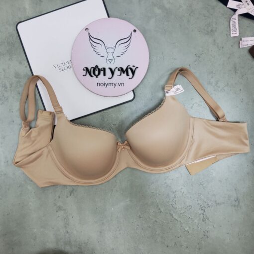 Áo lót Victoria Secret nửa ngực không nâng mút mỏng thun lạnh màu da 164051sh9