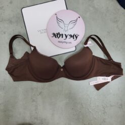 Áo lót Victoria Secret nửa ngực không nâng mút mỏng thun lạnh màu hồng nhạt 26877498