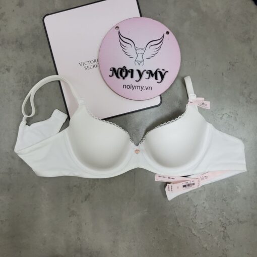 Áo lót Victoria Secret nửa ngực không nâng mút mỏng thun lạnh màu trắng 26752236 (Sao chép)