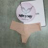 Quần lót Pink lọt khe lưng cao thun lạnh không viền màu da hồng 26824973