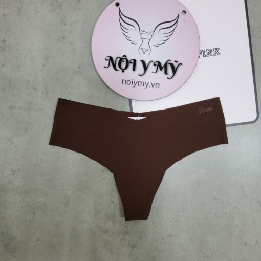 Quần lót Pink lọt khe lưng cao thun lạnh không viền màu nâu 26827683 (Sao chép)