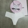 Quần lót Pink lọt khe lưng cao thun lạnh không viền màu trắng 27000663