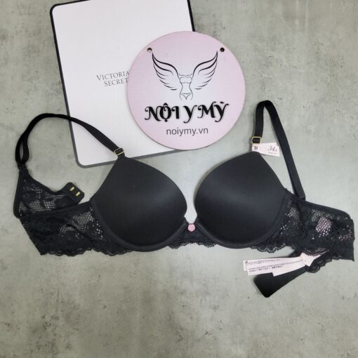 Áo lót Victoria Secret dream angel nâng vừa thun lạnh phối ren màu đen 27127802