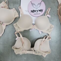 Áo lót Victoria Secret dream angel nâng vừa thun lạnh phối ren màu da nhạt 27129545