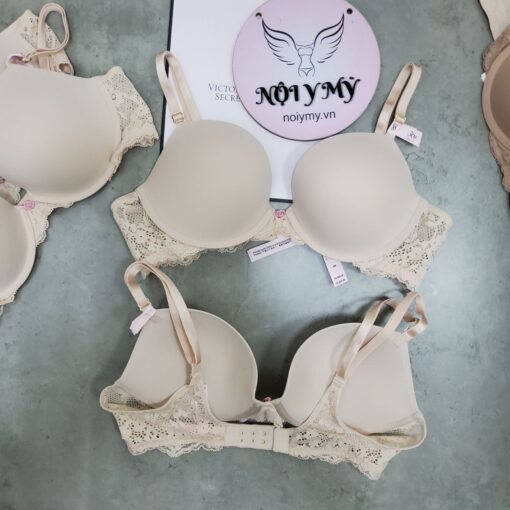 Áo lót Victoria Secret dream angel nâng vừa thun lạnh phối ren màu da nhạt 27129545