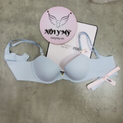 Áo ngực Victoria Secret Dream Angels không nâng mút mỏng thun lạnh màu xanh biển nhạt 415814qjw