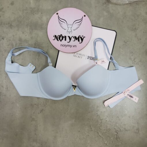 Áo ngực Victoria Secret Dream Angels không nâng mút mỏng thun lạnh màu xanh biển nhạt 415814qjw