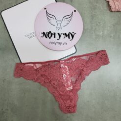 Quần lót Victoria Secret lọt khe ren màu hồng đất 417750qpq (Sao chép)