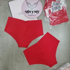 Quần lót Victoria Secret nửa mông thun lạnh không viền màu đỏ 423369qd4